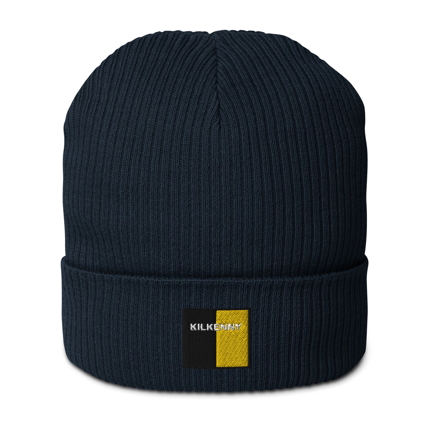 Embroidered Kilkenny Organic Beanie - 100% organic cotton - Irish Counties Collection