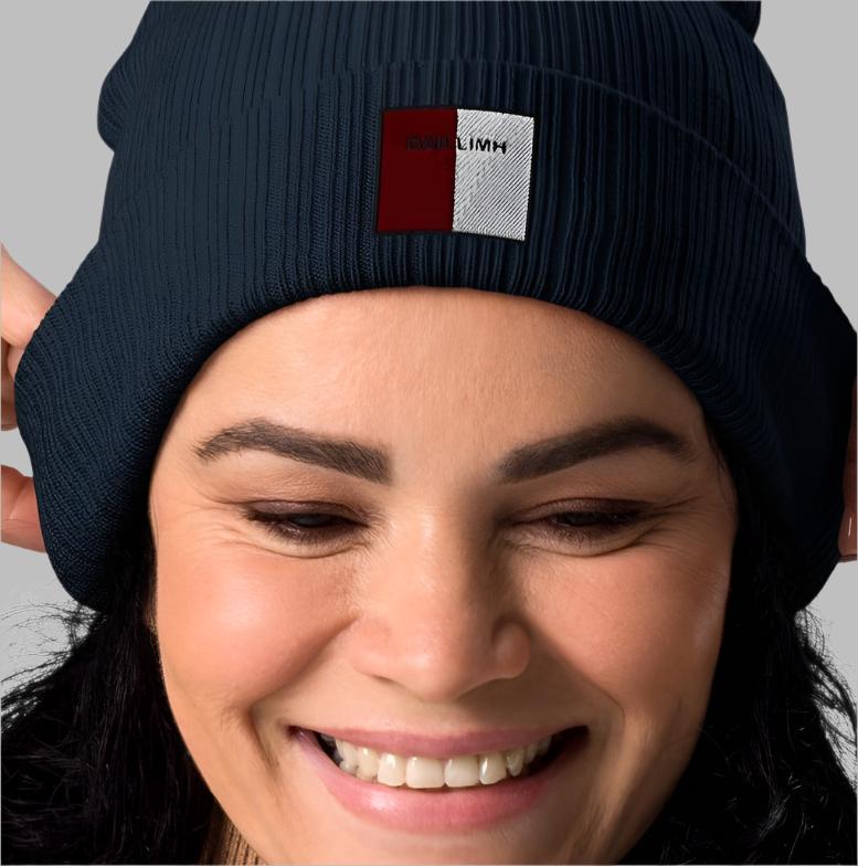 Embroidered Gaillimh Beanie - 100% organic cotton - Irish Counties Collection