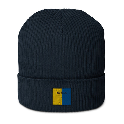 Embroidered An Clár Beanie - 100% organic cotton - Irish Counties Collection