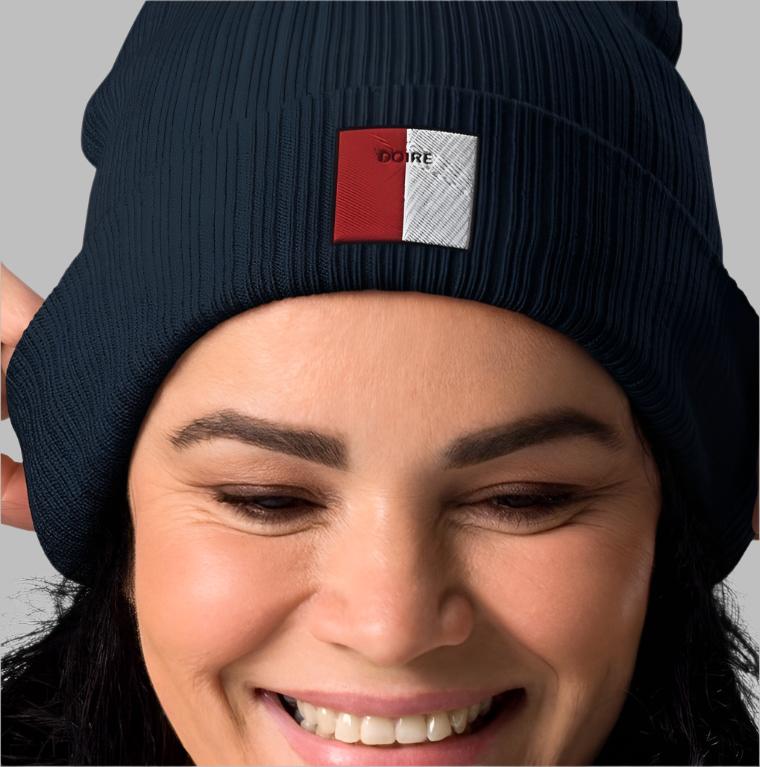 Doire Doire Irish Beanie | Embroidered Organic Cotton | Irish Counties Colle ...