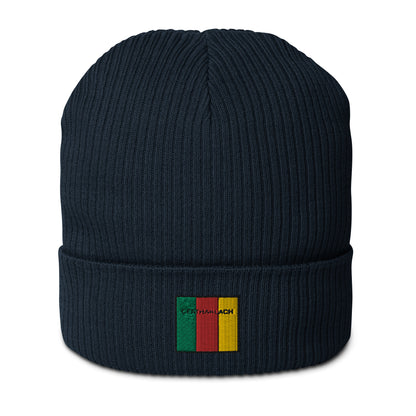 Embroidered Ceatharlach Beanie - 100% organic cotton - Irish Counties Collection