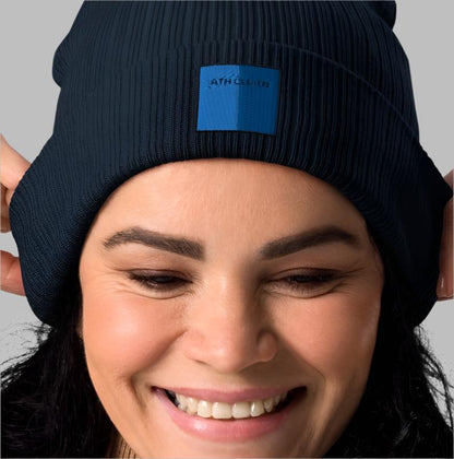 Embroidered Áth Cliath Beanie - 100% organic cotton