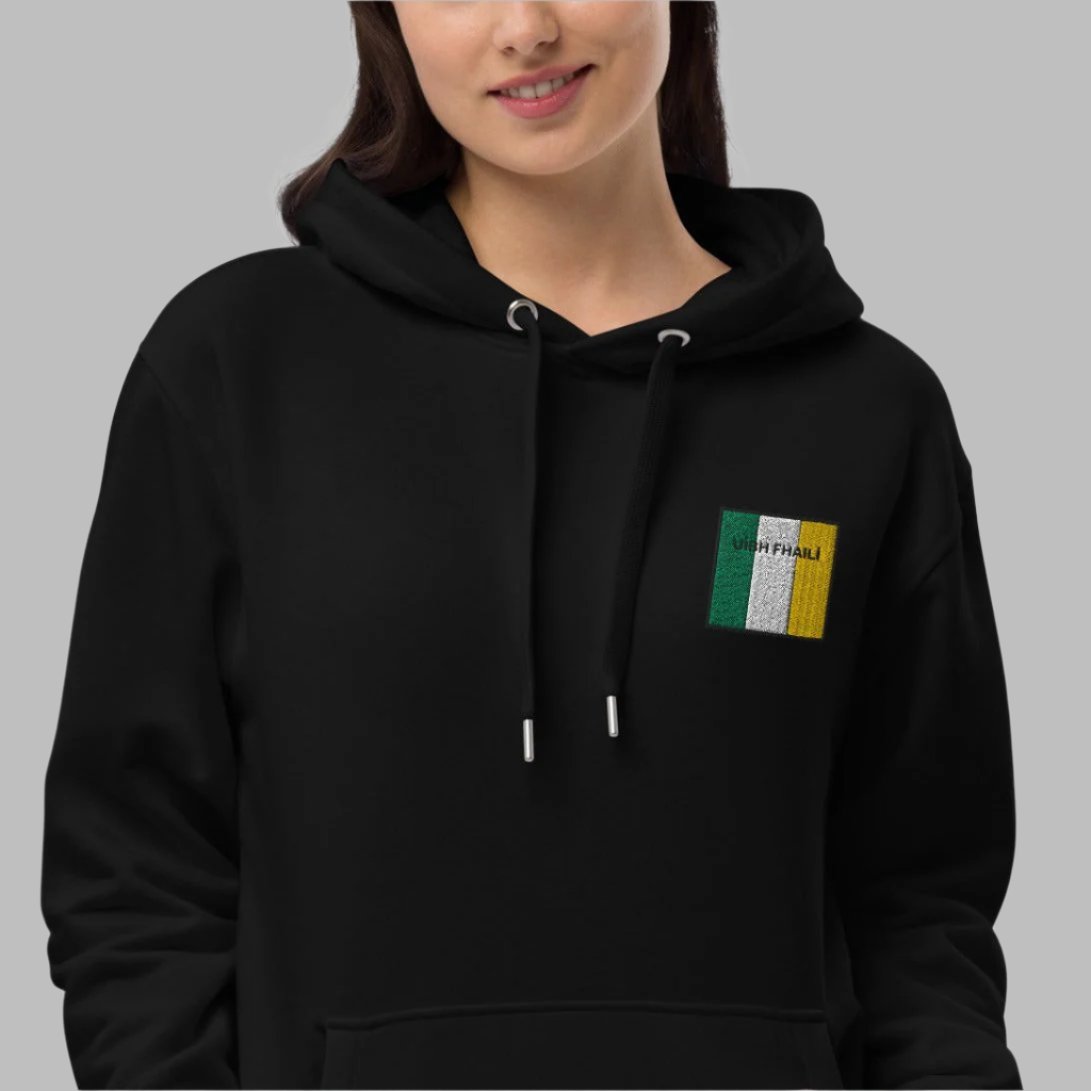 Embroidered Uíbh Fhailí Unisex Eco Hoodie