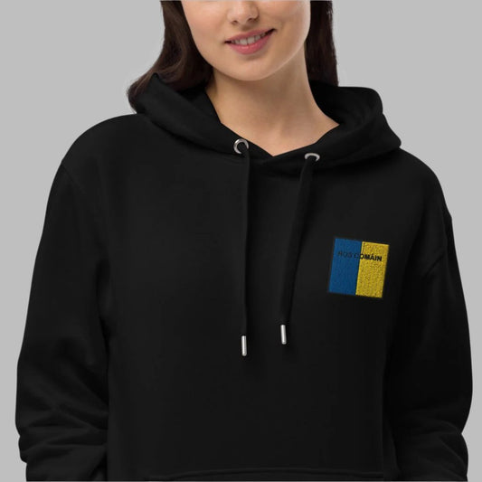 Embroidered Ros Comáin Unisex Eco Hoodie