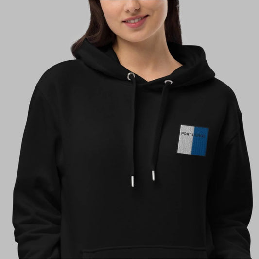 Embroidered Port Láirge Unisex Eco Hoodie