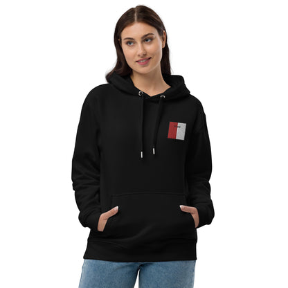 Embroidered Doire Unisex Eco Hoodie