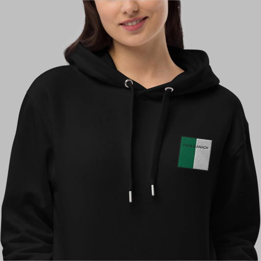 Embroidered Fear Manach Unisex Eco Hoodie