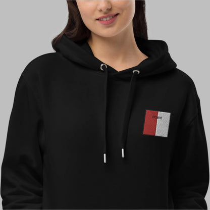 Embroidered Doire Unisex Eco Hoodie