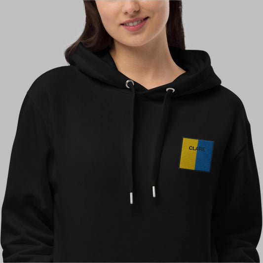 Embroidered Clare Unisex Eco Hoodie