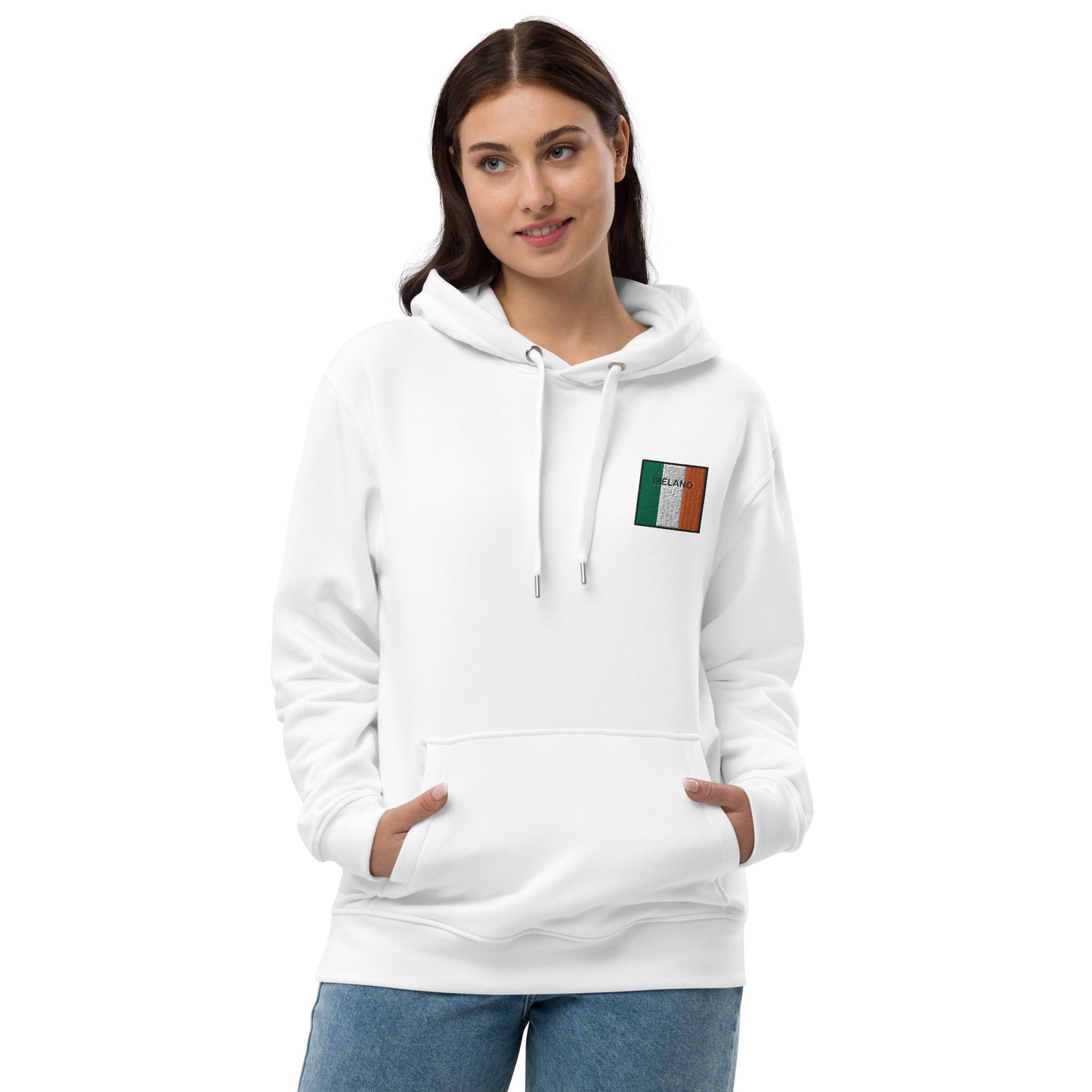 Embroidered IRELAND Unisex Eco Hoodie