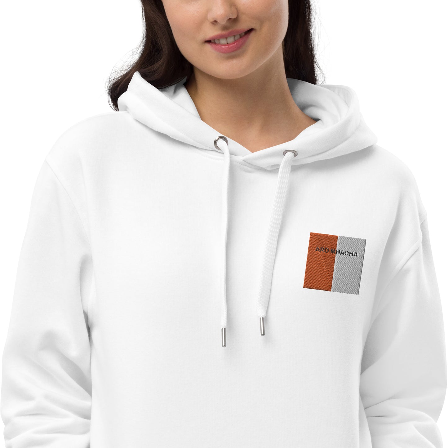 Embroidered Ard Mhacha Unisex Eco Hoodie