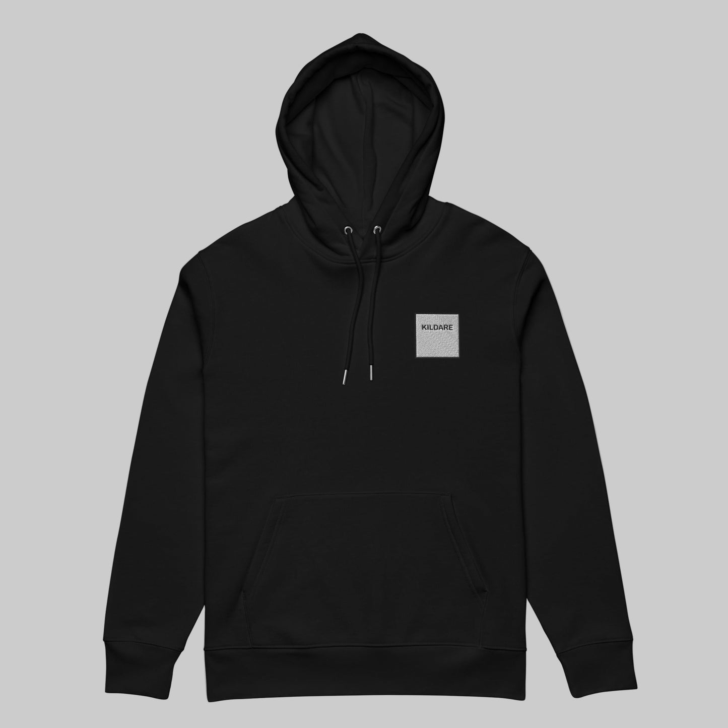 Black hoodie with Kildare emblem
