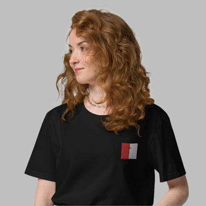 Embroidered Lú Unisex Organic T-shirt