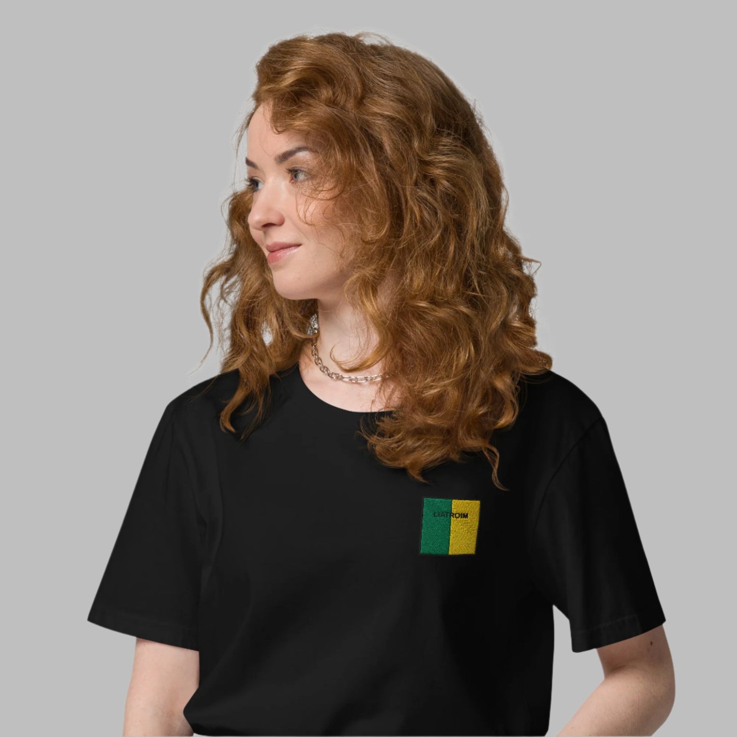 Embroidered Liatroim Unisex Organic T-shirt