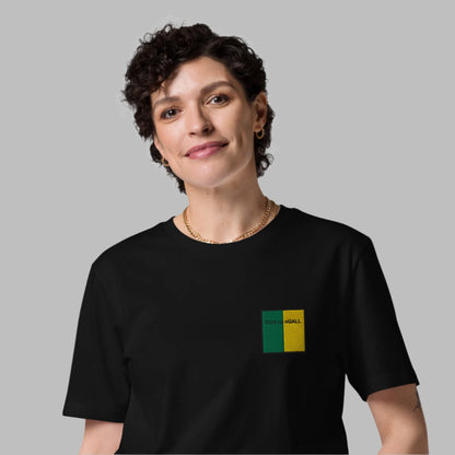 Embroidered Dún na nGall Unisex Organic T-shirt