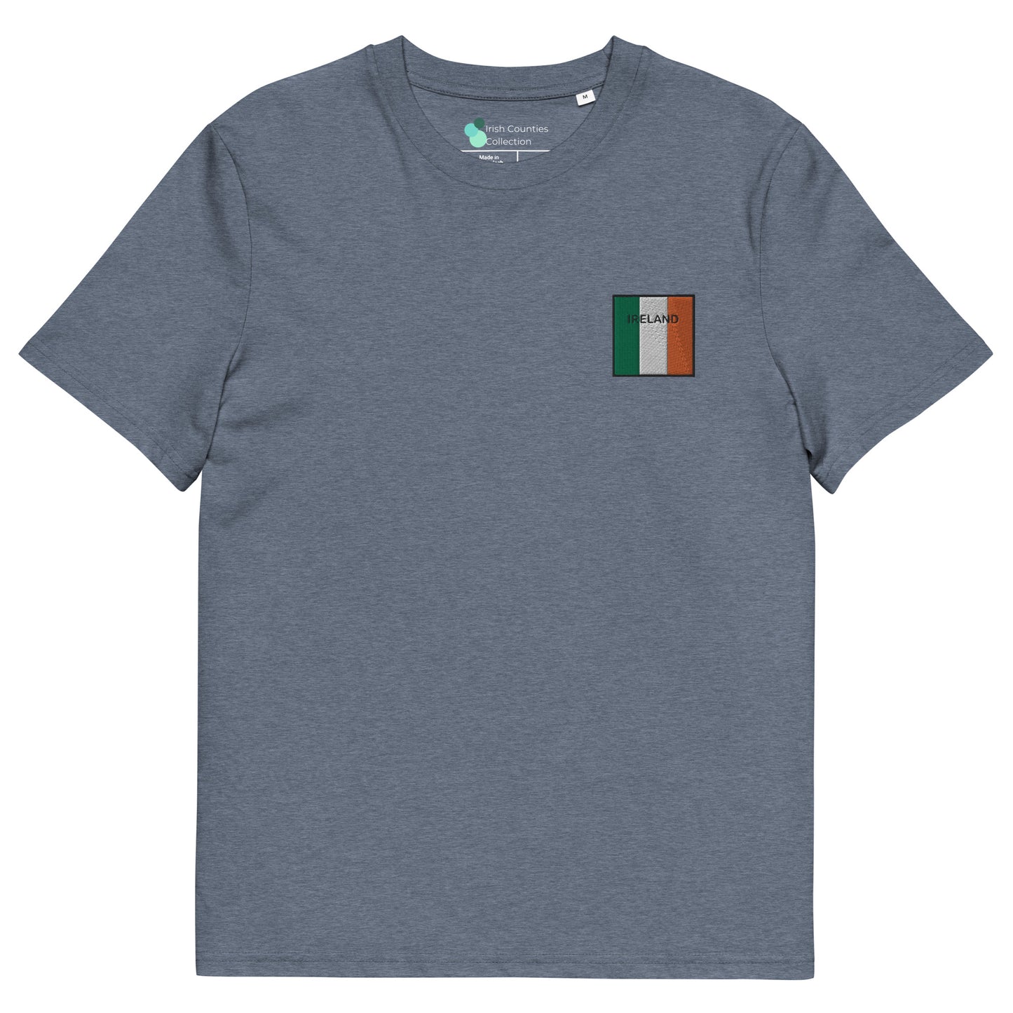 Embroidered IRELAND Unisex Organic T-shirt