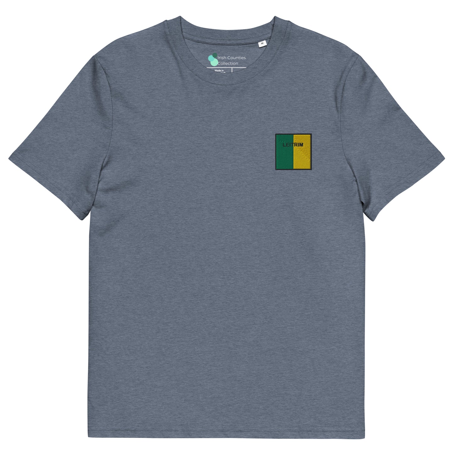 Embroidered Leitrim Unisex Organic T-shirt