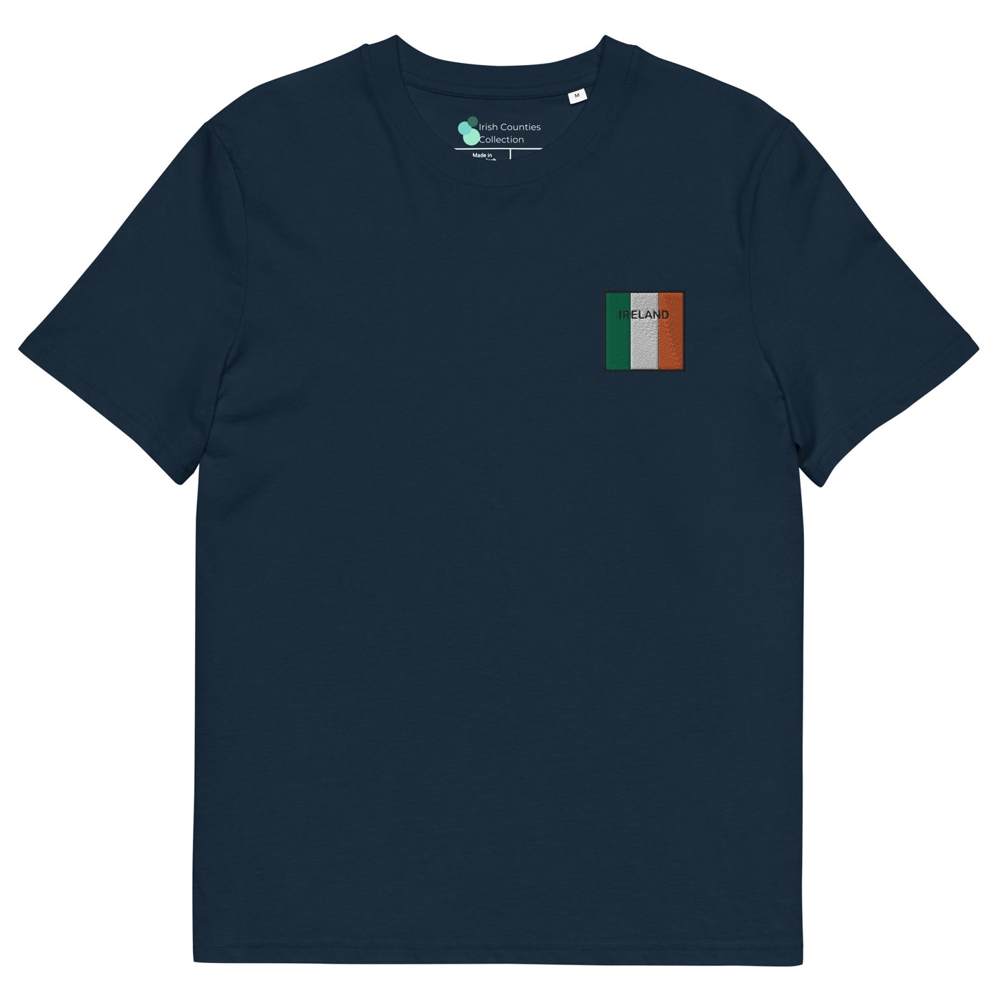 Embroidered IRELAND Unisex Organic T-shirt