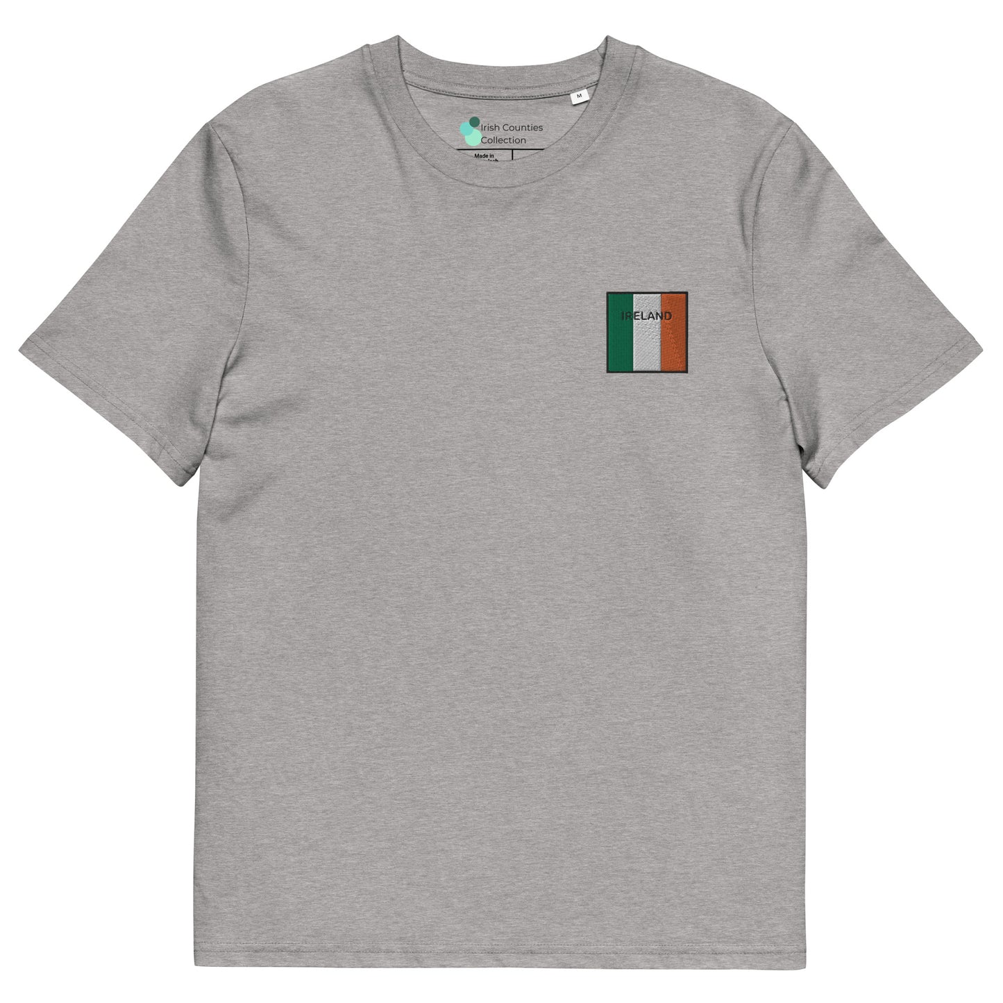 Embroidered IRELAND Unisex Organic T-shirt