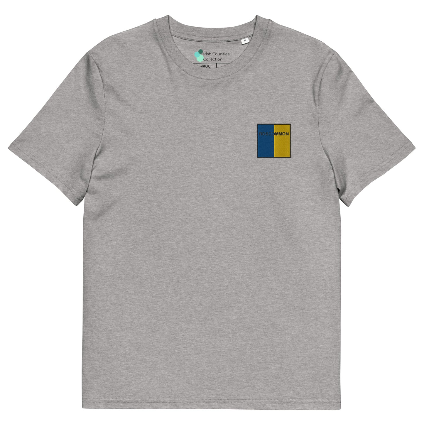 Embroidered Roscommon Unisex Organic T-shirt