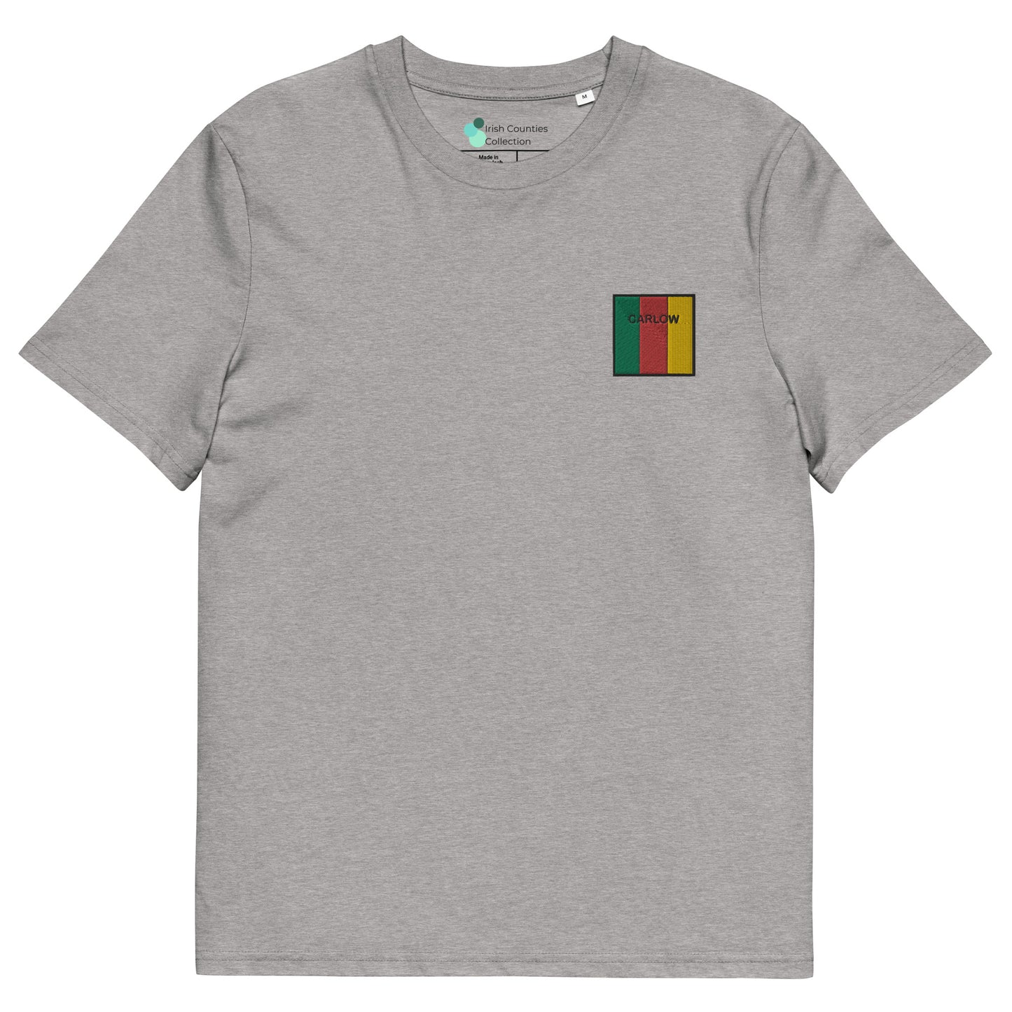 Embroidered Carlow Unisex Organic T-shirt