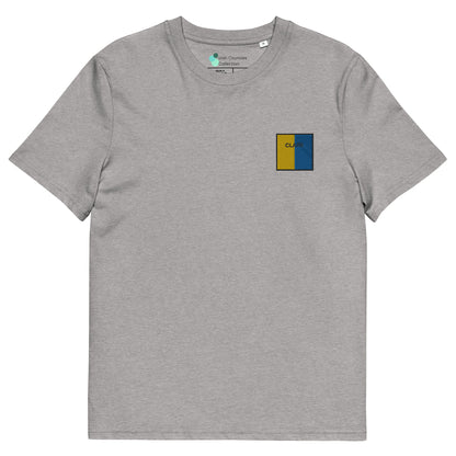 Embroidered Clare Unisex Organic T-shirt