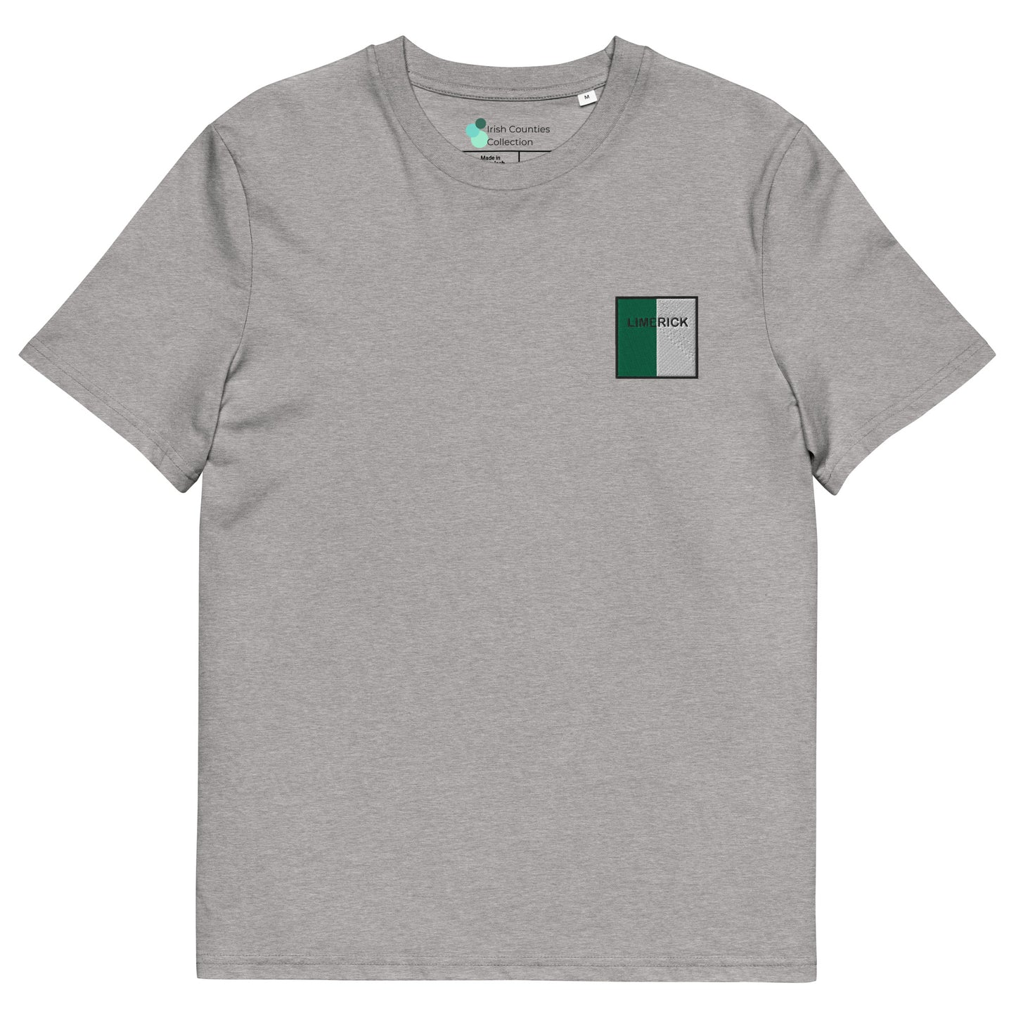 Embroidered Limerick Unisex Organic T-shirt