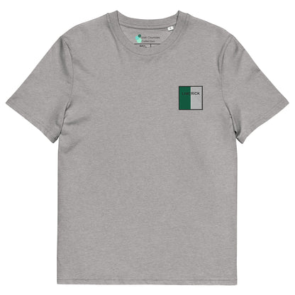 Embroidered Limerick Unisex Organic T-shirt