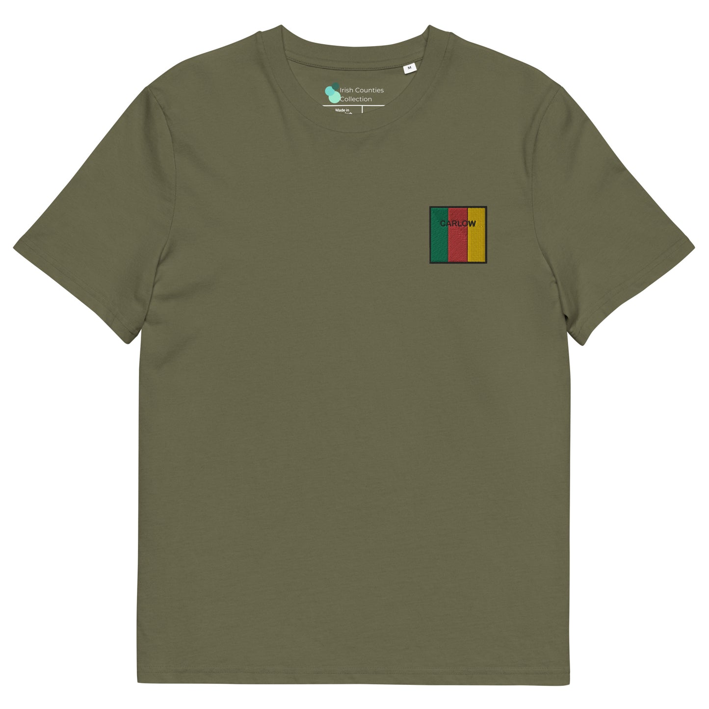 Embroidered Carlow Unisex Organic T-shirt