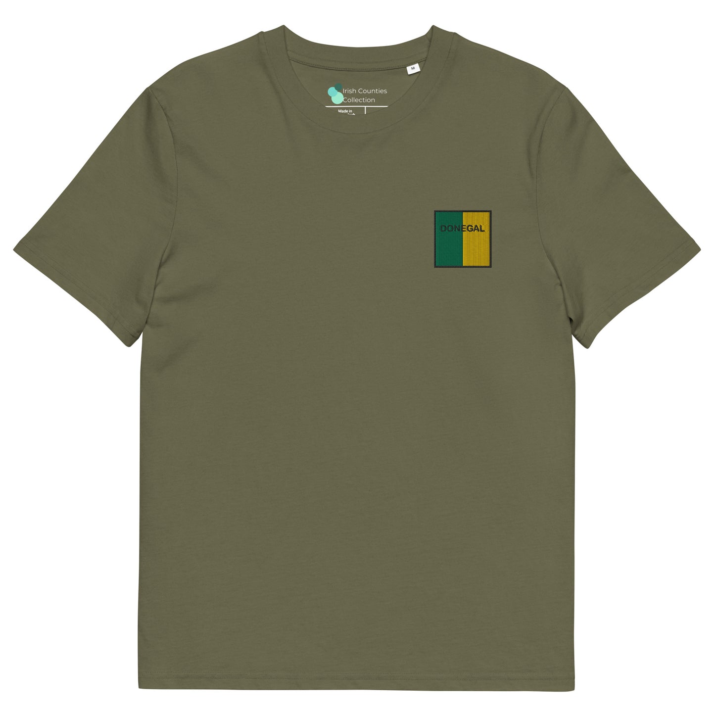 Embroidered Donegal Unisex Organic T-shirt