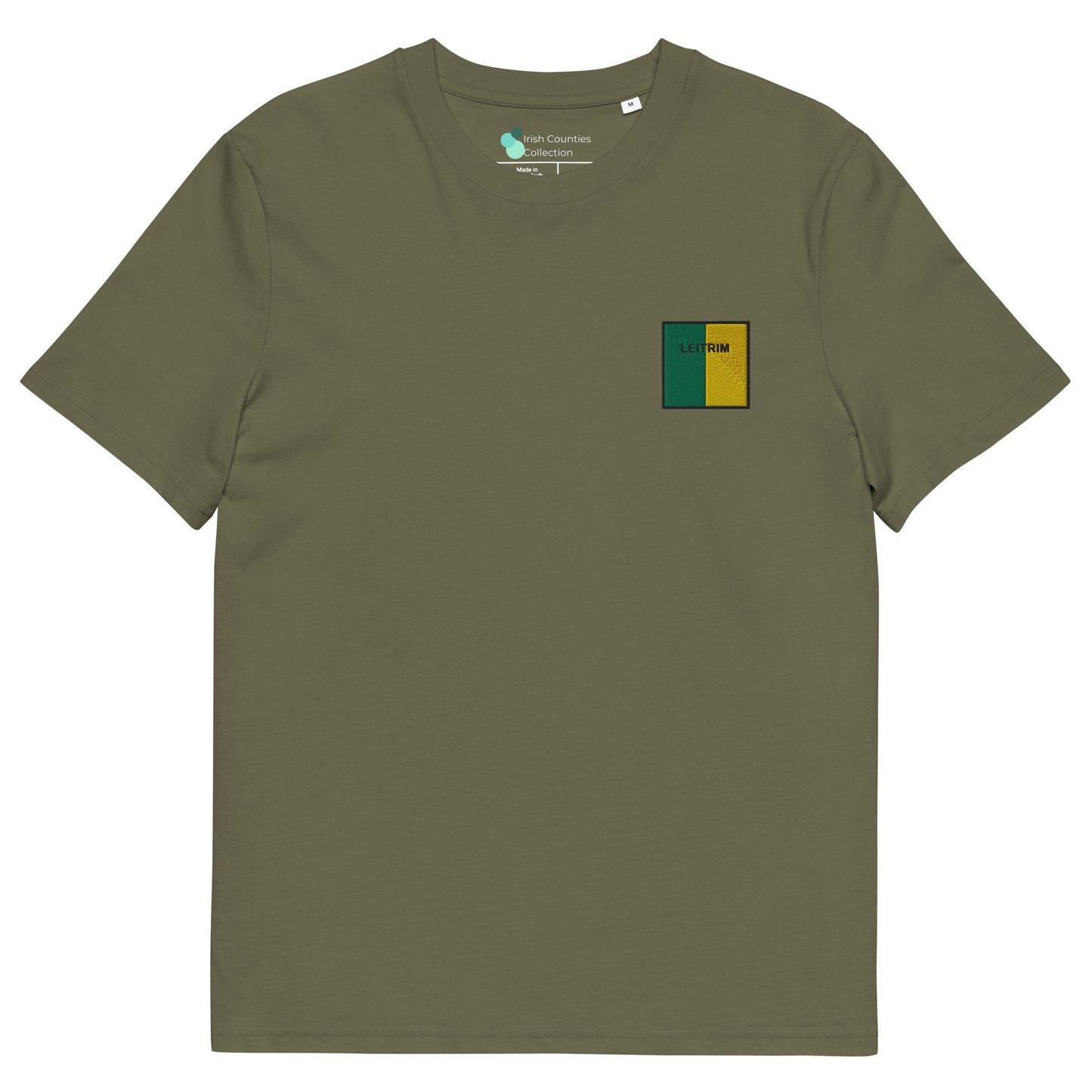 Embroidered Leitrim Unisex Organic T-shirt