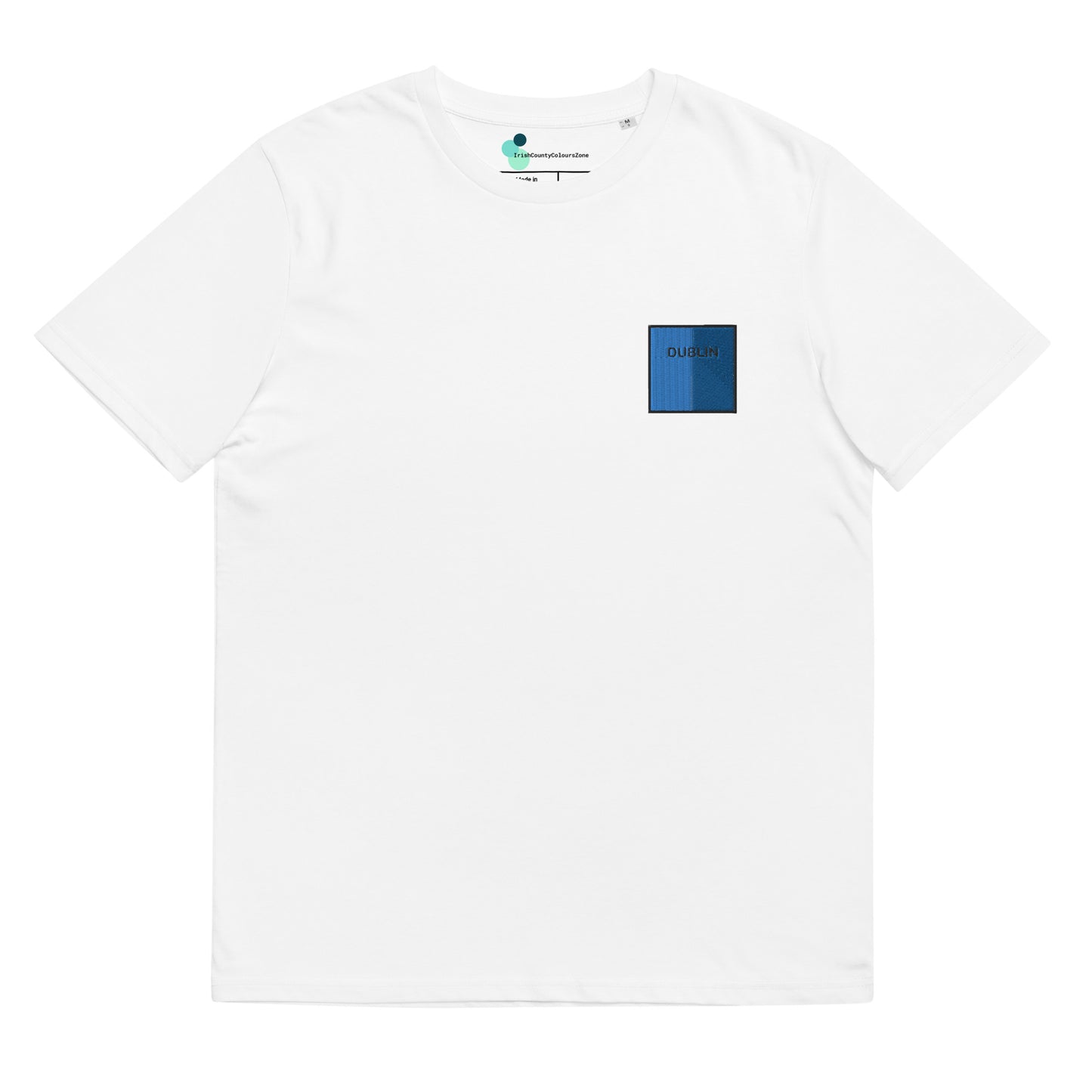 Embroidered Unisex Organic T-shirt Dublin
