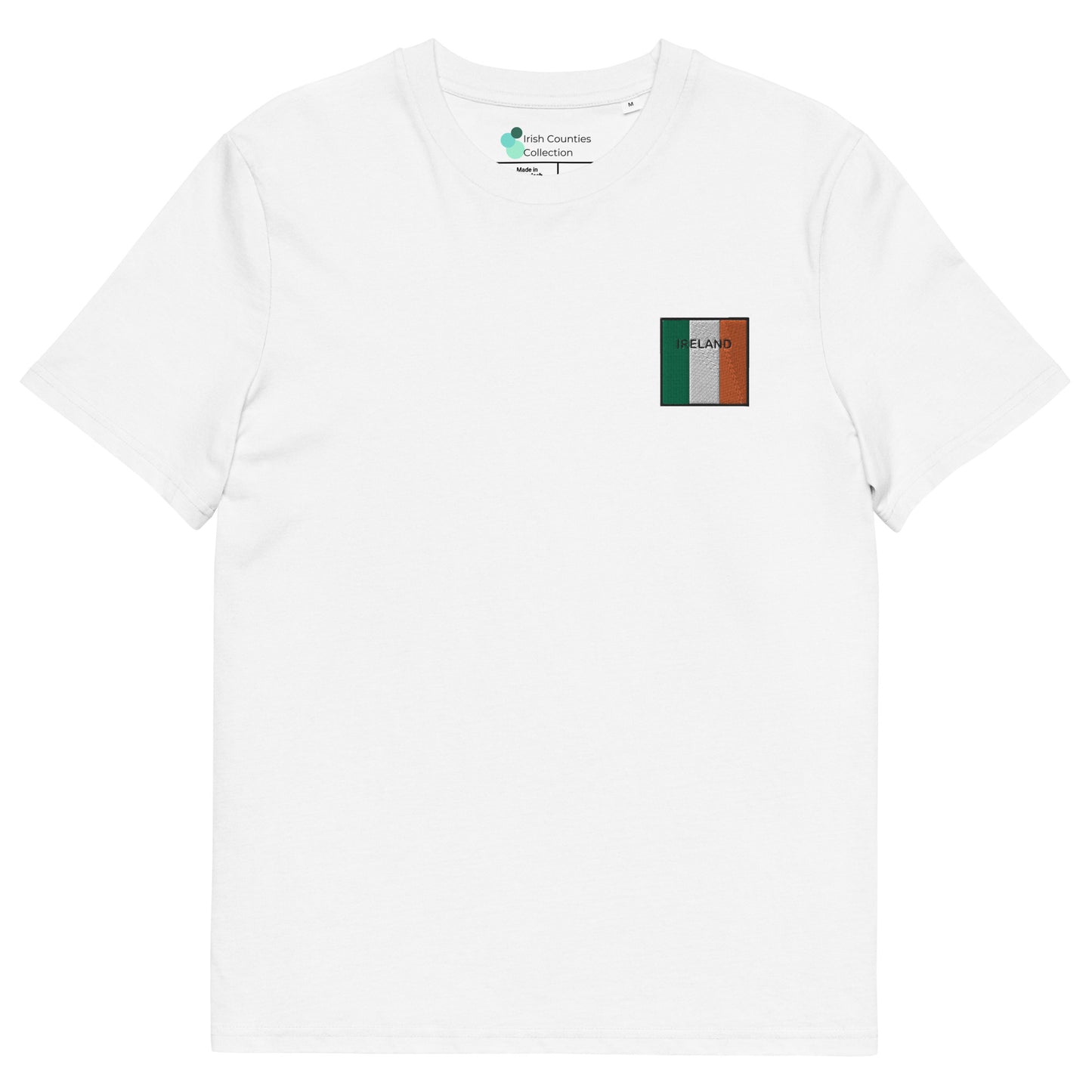 Embroidered IRELAND Unisex Organic T-shirt