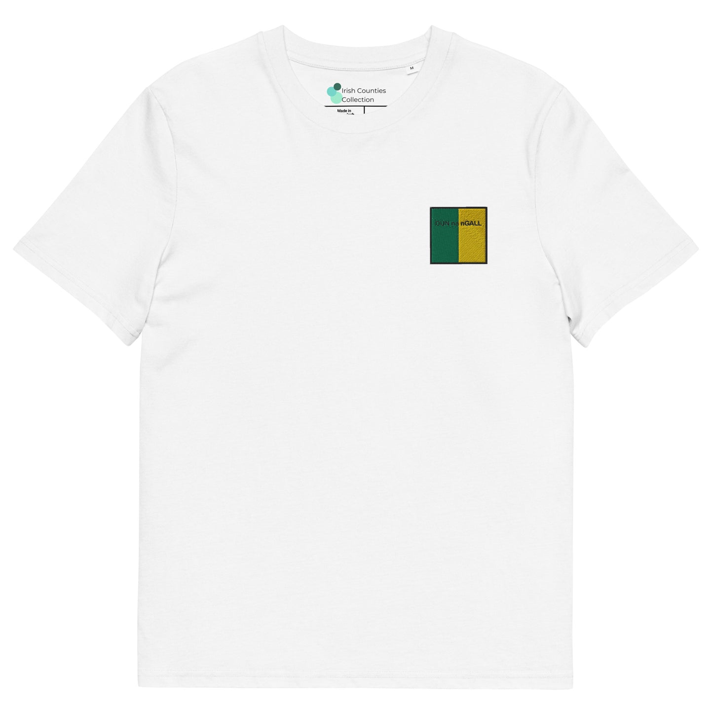 Embroidered Dún na nGall Unisex Organic T-shirt