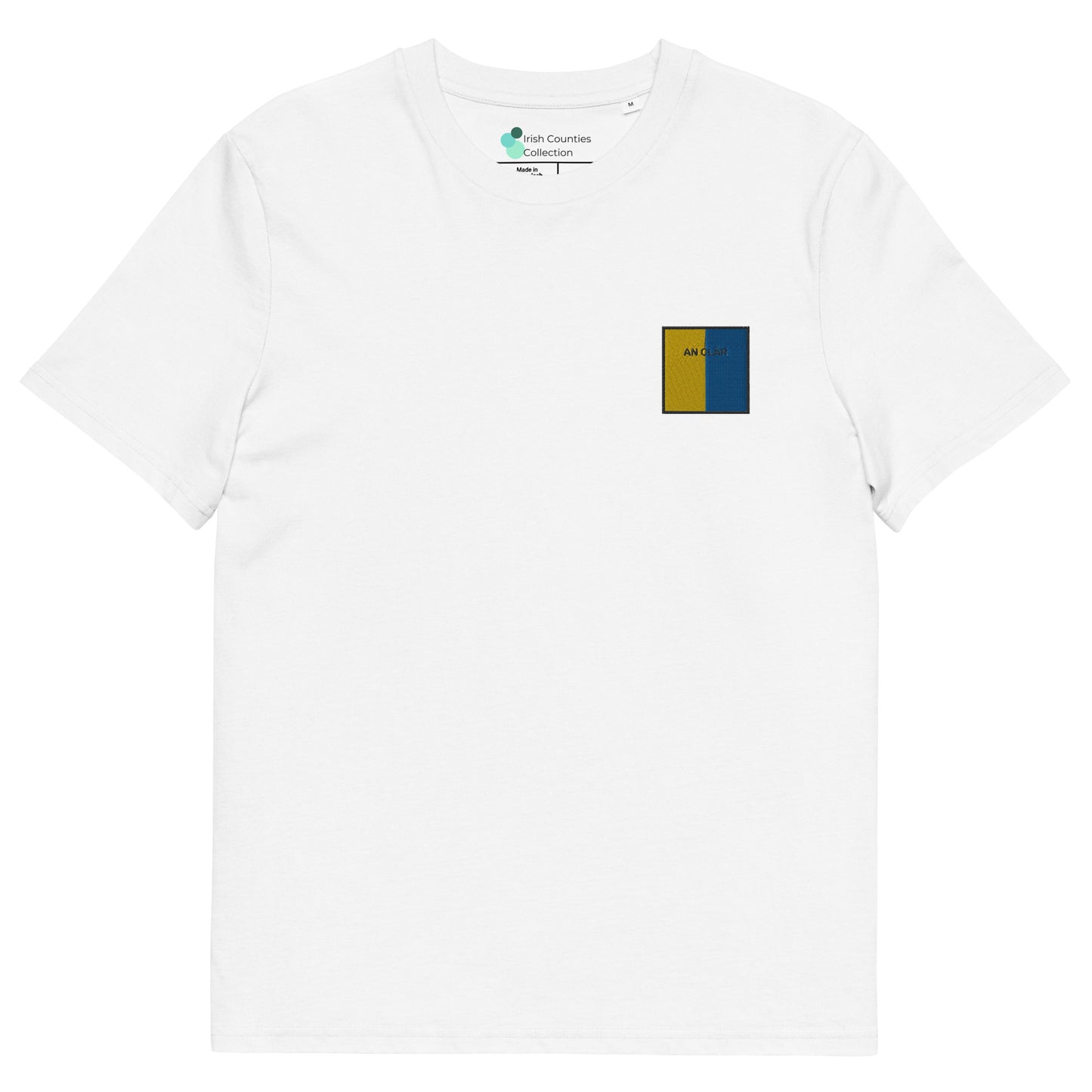 Embroidered An Clár Unisex Organic T-shirt