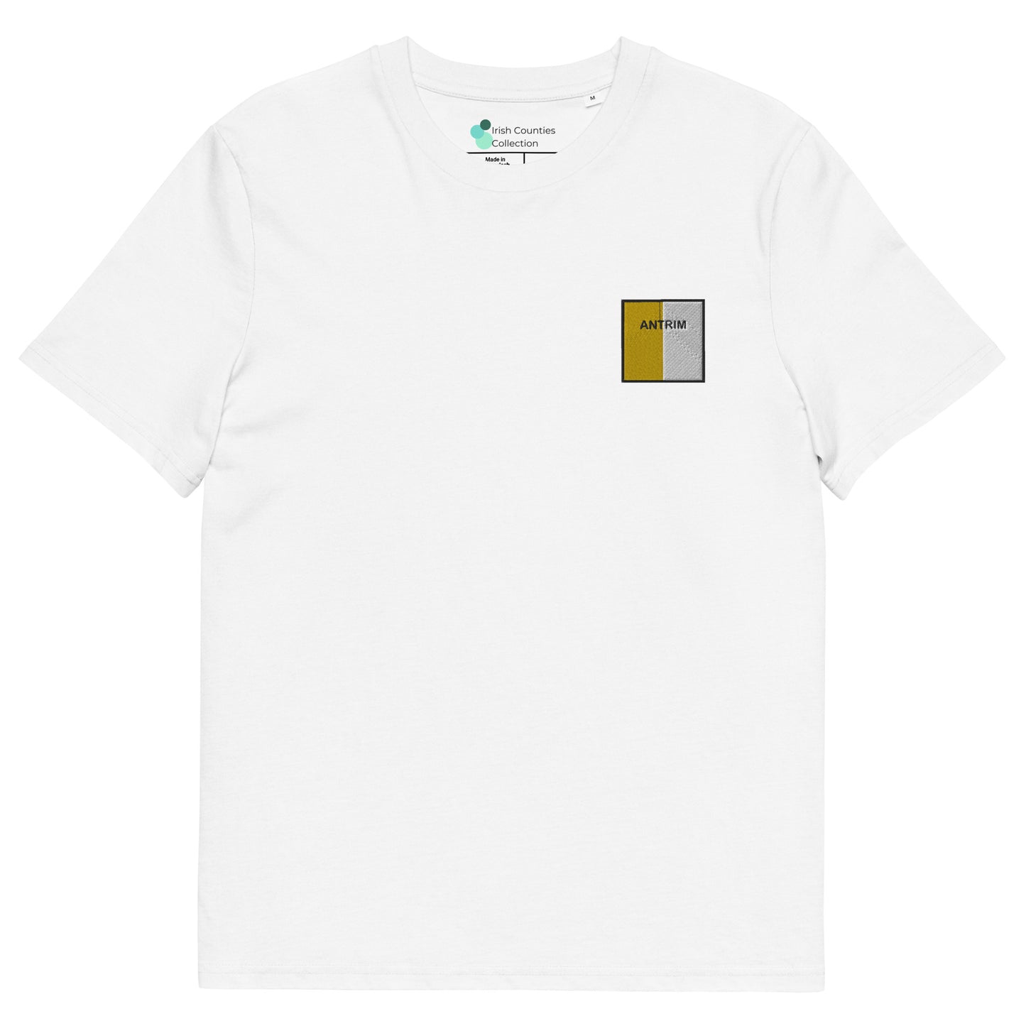 Embroidered Antrim Unisex Organic T-shirt