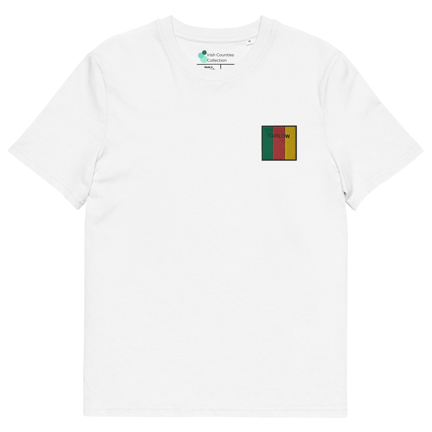 Embroidered Carlow Unisex Organic T-shirt