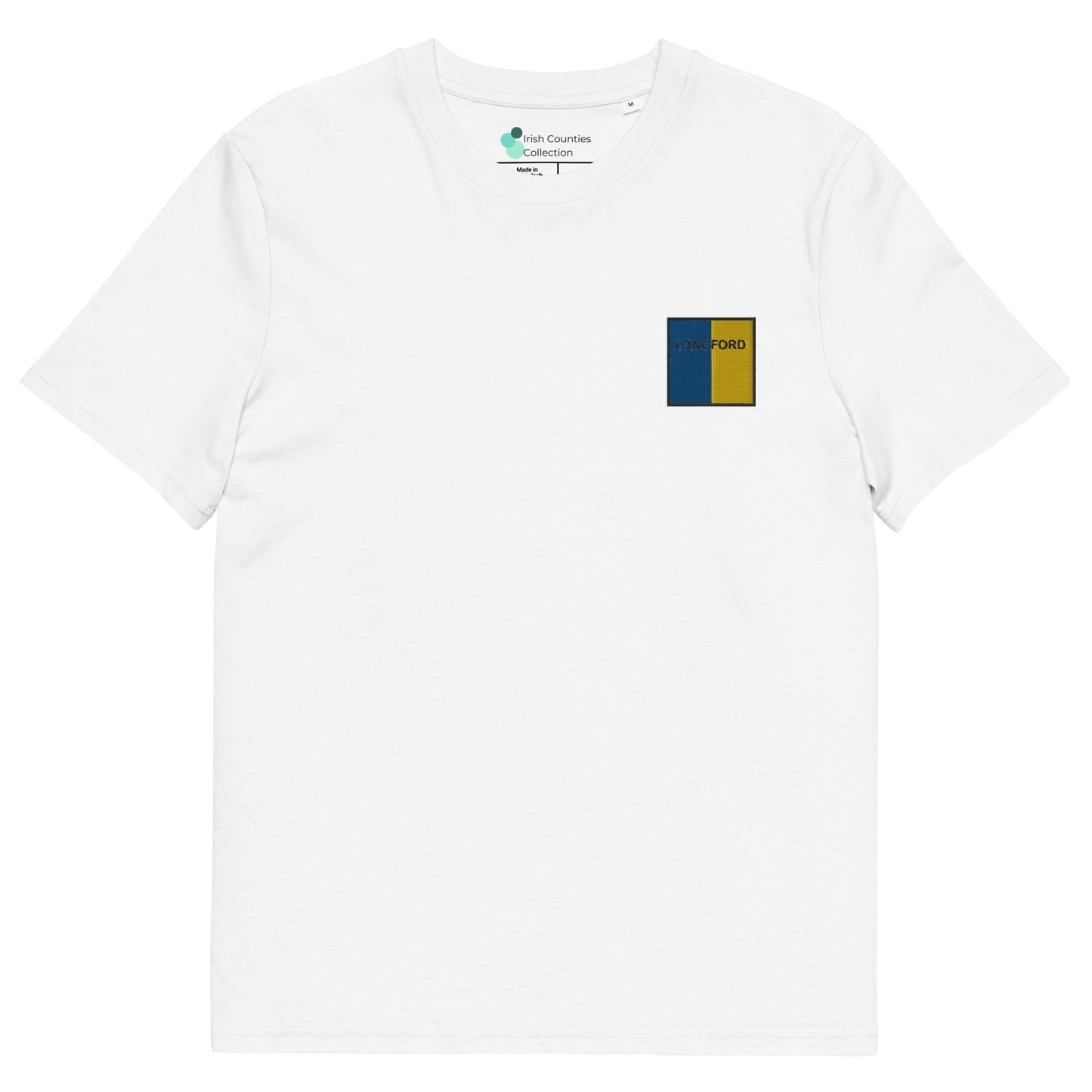 Embroidered Longford Unisex Organic T-shirt