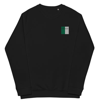 Embroidered Fermanagh Unisex Organic Sweatshirt - Irish Counties Collection