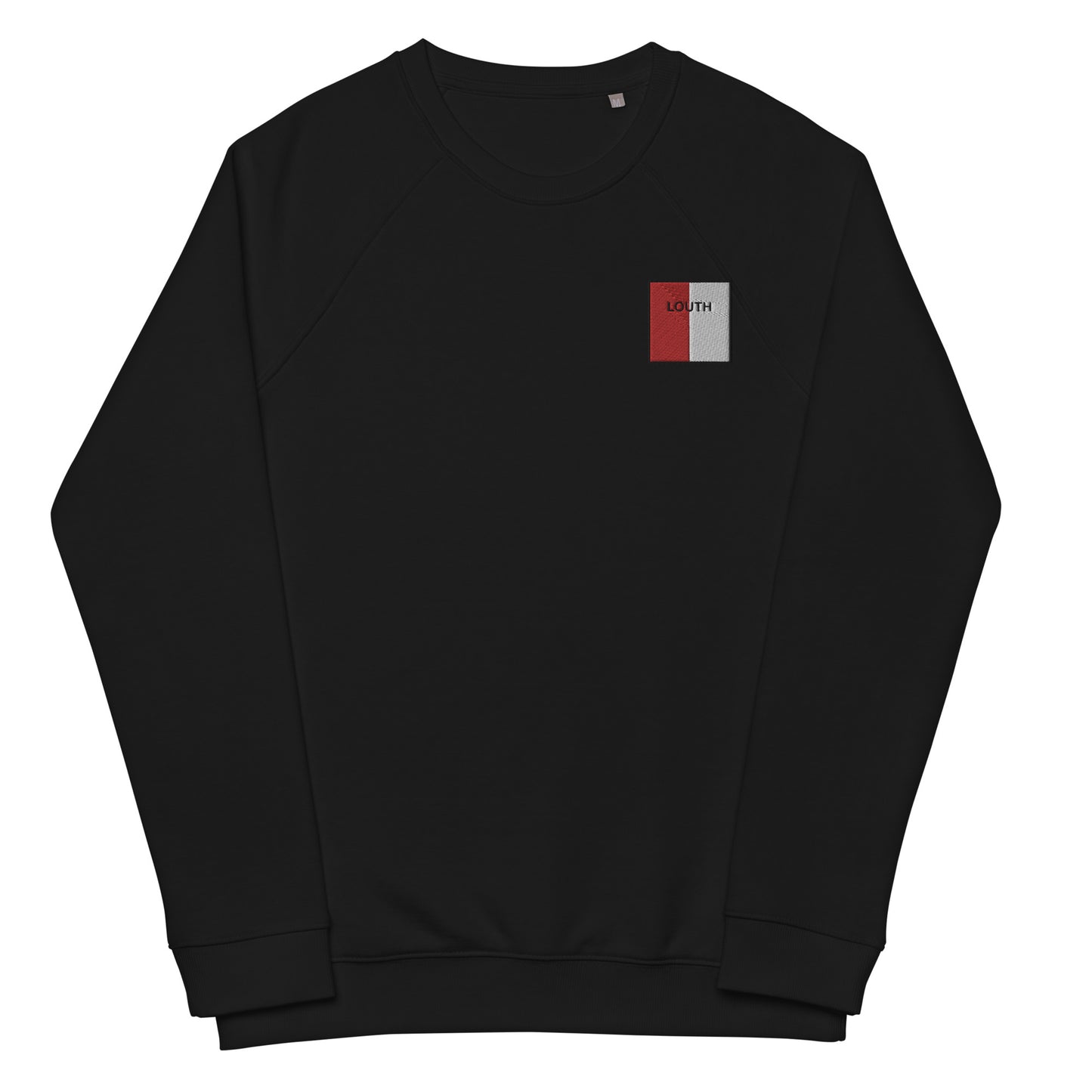 Embroidered Louth Unisex Organic Sweatshirt - Irish Counties Collection