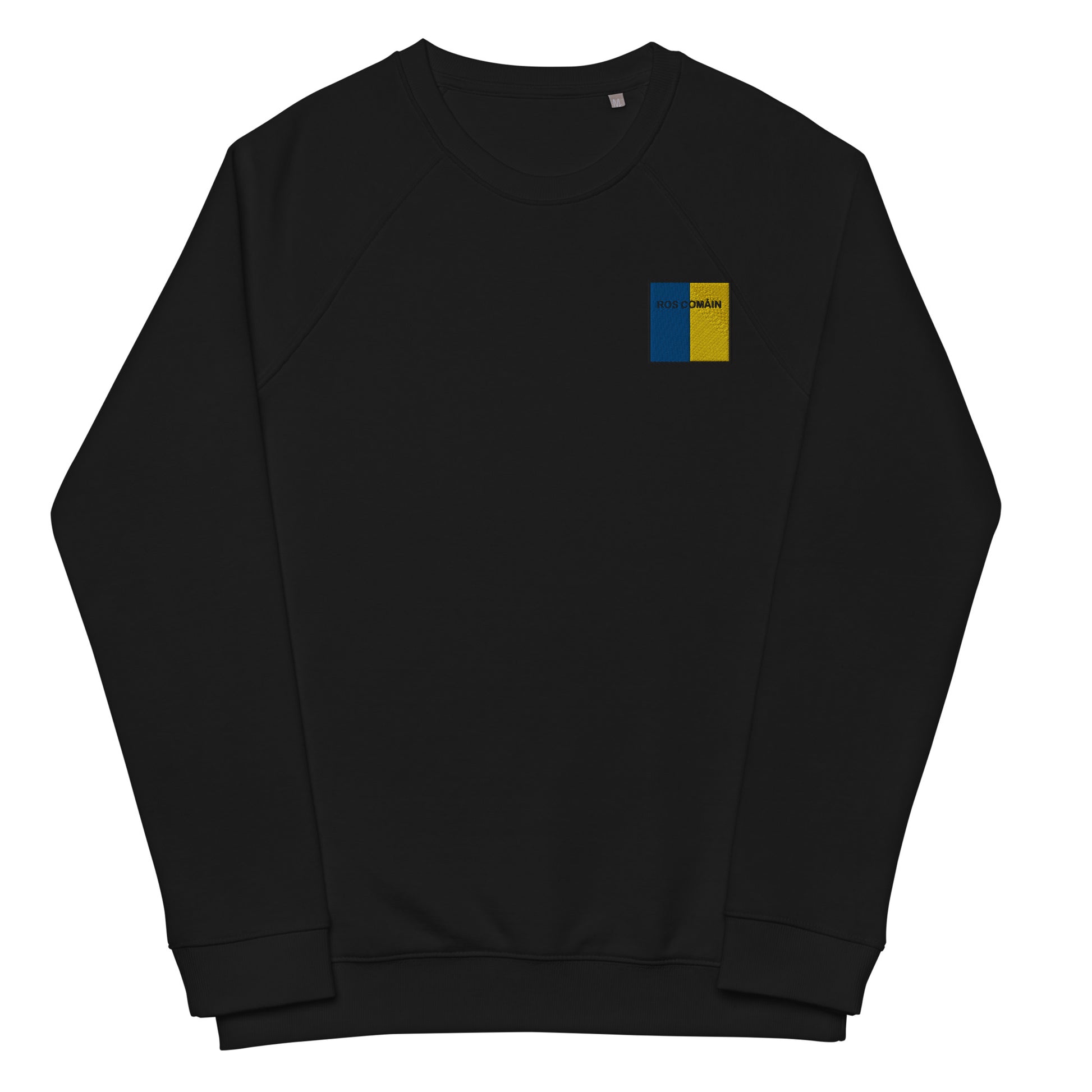 Embroidered Ros Comáin Unisex Organic Sweatshirt - Irish Counties Collection