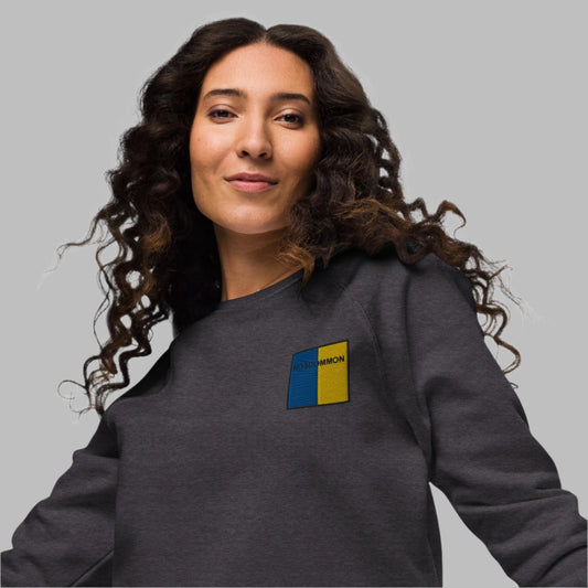 Embroidered Roscommon Unisex Organic Sweatshirt