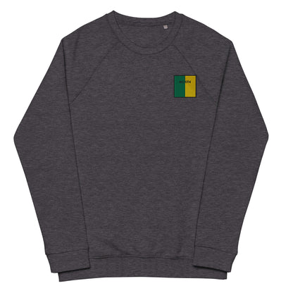 Embroidered Meath Unisex Organic Sweatshirt - Irish Counties Collection