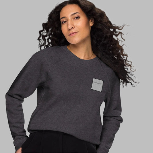 Embroidered Kildare Unisex Organic Sweatshirt - Irish Counties Collection