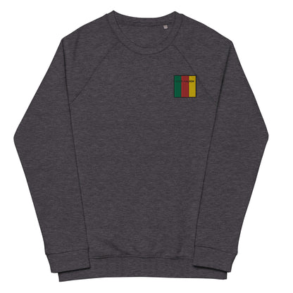 Embroidered Ceatharlach Unisex Organic Sweatshirt - Irish Counties Collection