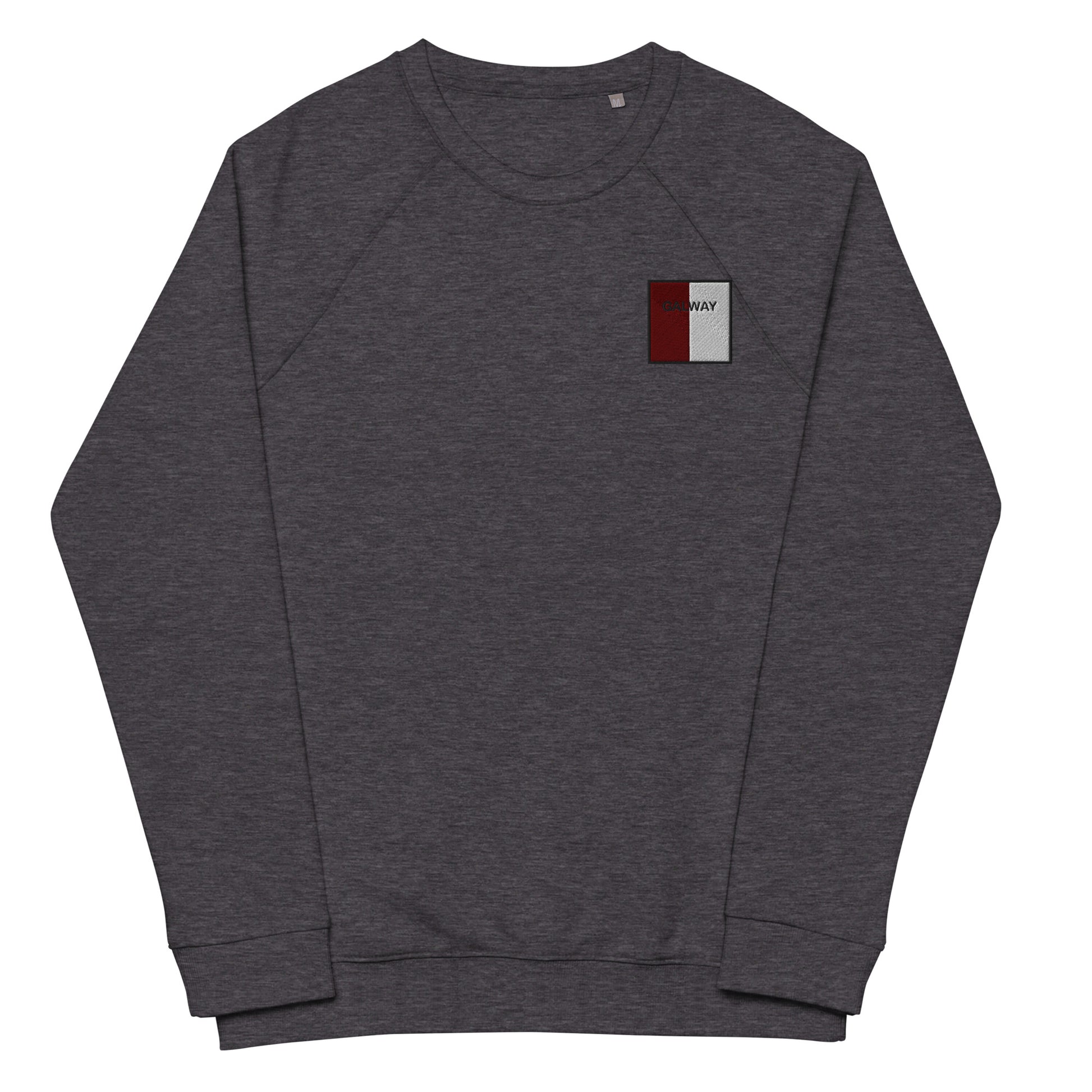 Embroidered Galway Unisex Organic Sweatshirt - Irish Counties Collection