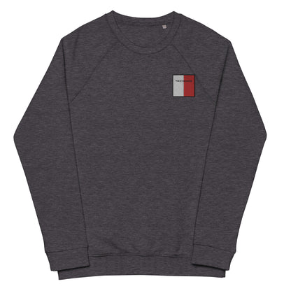 Embroidered Tír Eoghain Unisex Organic Sweatshirt - Irish Counties Collection