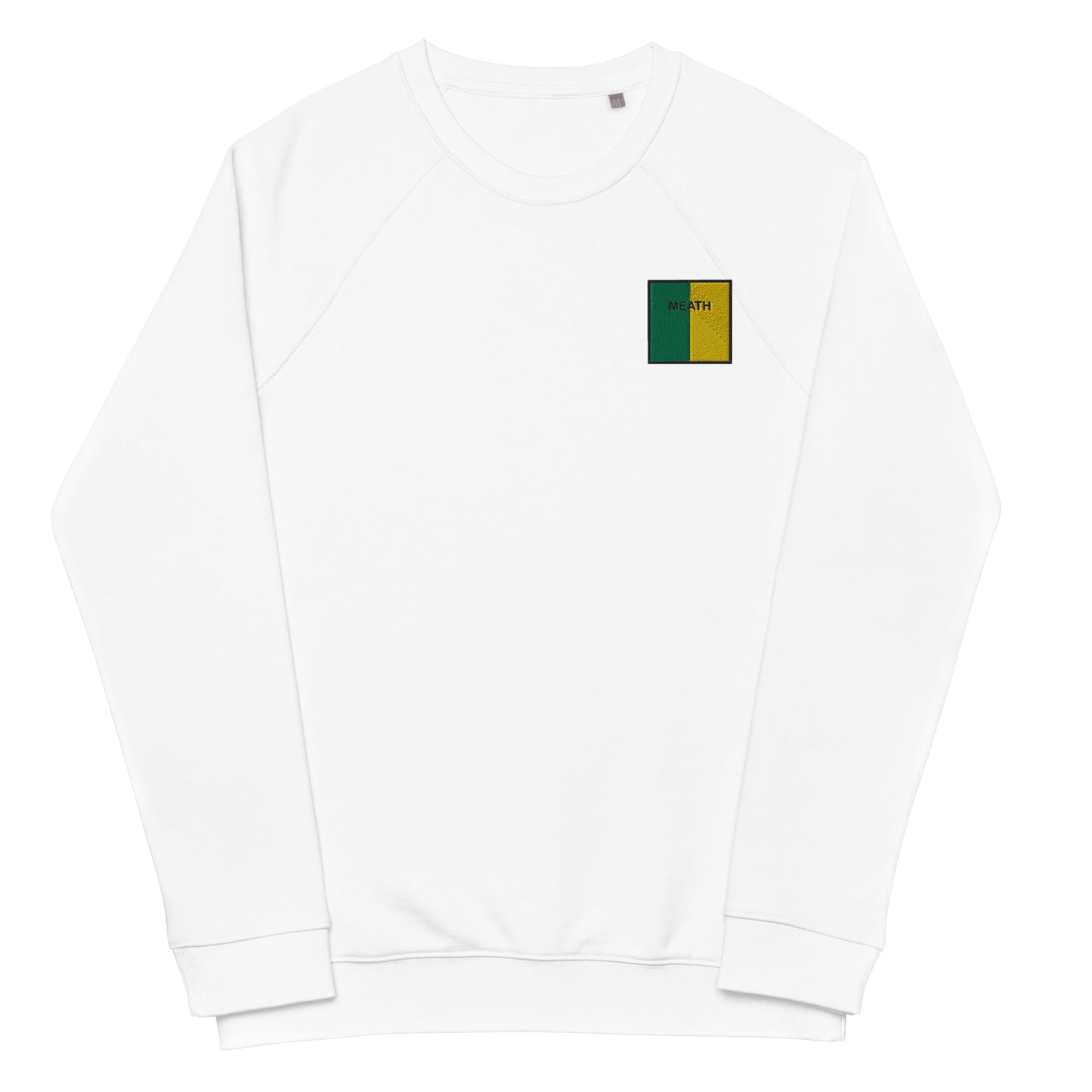 Embroidered Meath Unisex Organic Sweatshirt - Irish Counties Collection