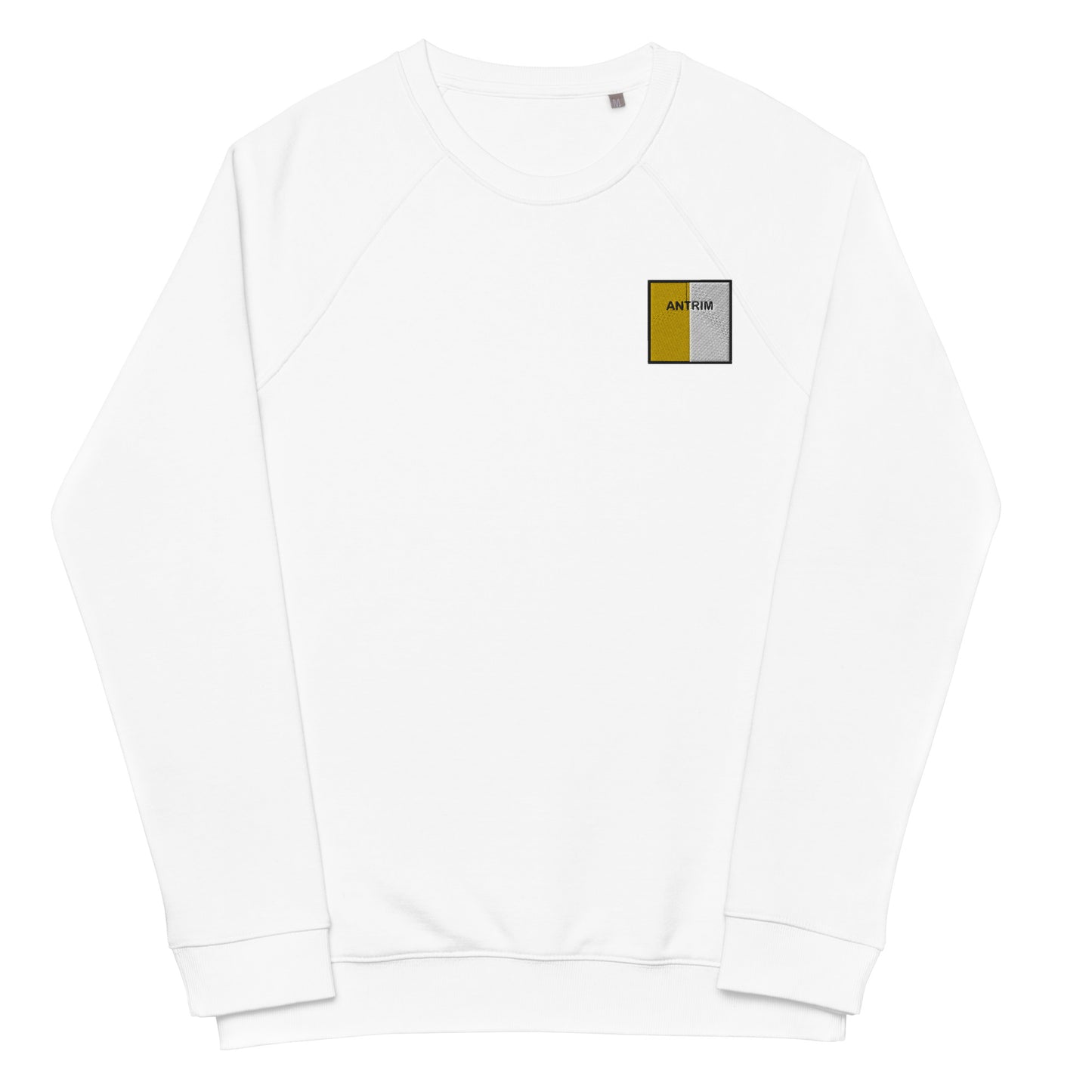 Embroidered Antrim Unisex Organic Sweatshirt - Irish Counties Collection