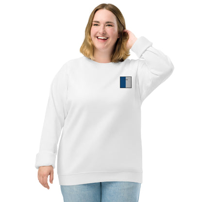 Embroidered Laois Unisex Organic Sweatshirt - Irish Counties Collection